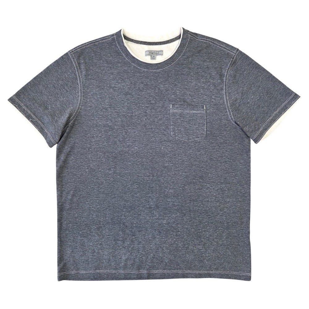 Y2k Layered Look Method Mens Pocket Skater Grunge‎ 2000s Punk T-Shirt Size M